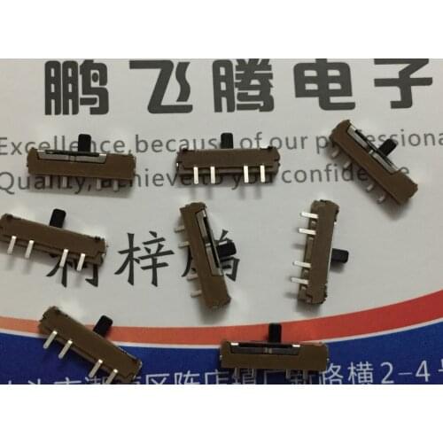 5PCS/lot Imported Japanese ALPS SSSS711403 micro toggle switch 4 feet 3 gear SMD side dial power slide
