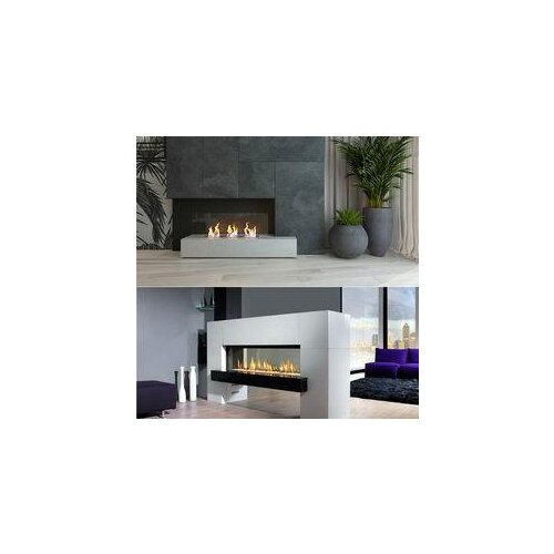 Inno-Fire 30 inch silver or black wifi real fire intelligent indoor auto fireplace on bioethanol