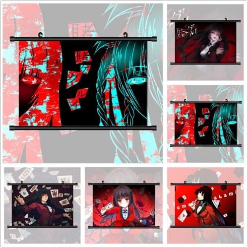 Kakegurui Jabami Yumeko Anime Manga HD Print Wall Poster Scroll