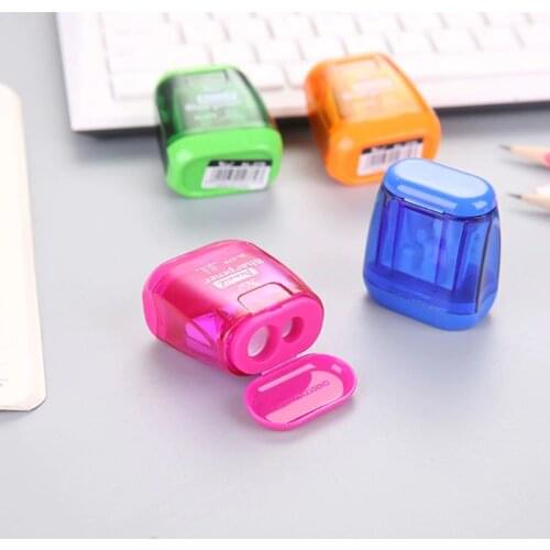 Classical Double Hole Mechanical Pen Pencil Sharpener Stationery Office Student School Supplies Korean Kids Gift Drop shipping