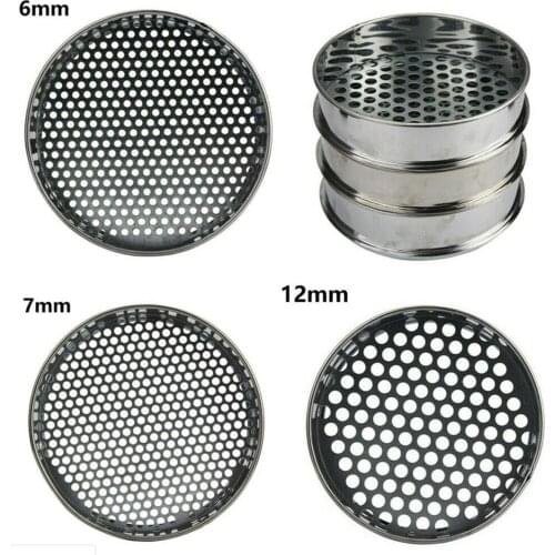 Round Garden Sieve Riddle Sifter For Compost Gravel Soil Stone Sieve 6-12mm Hole