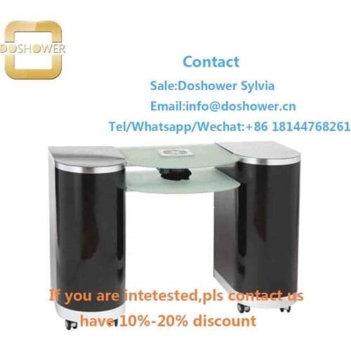 Nail table vented with led gel nail polish uv for salon beauty manicure table