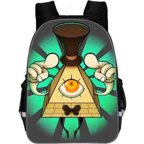Hot Fashion Anime Gravity Falls Pringting Backpack For Teenagers Boys Girls School Bags Kids Student Backpacks 11/13/16 Inch