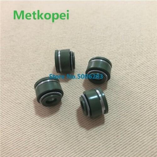 Motorcycle GN125 GS125 EN125 GN250 intake exhaust stem valve guide oil seal for Suzuki 125cc 250cc GN 125 250 spare parts
