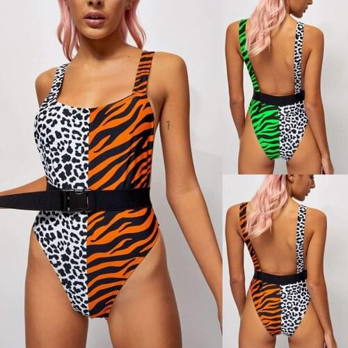 Sexy Leopard Swimwear Women Swimsuit Brazilian Bikini 2019 Bathing Suit Women High Waist Bikinis Push Up Swimming Suit Biquini