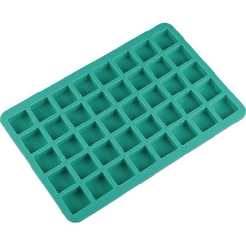 40 Grid Food Grade Silicone Ice Tray Home DIY Ice Cube Mold Square Shape Ice Cream Maker Kitchen Bar Accessories