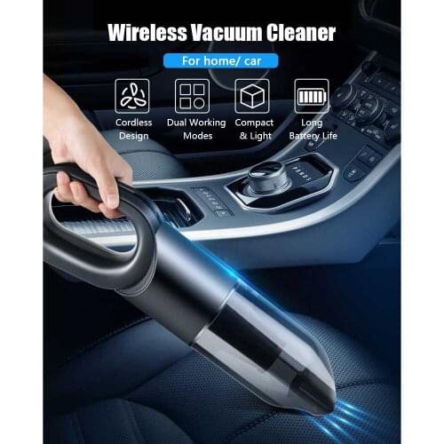 Handheld Wireless Vacuum Cleaner for Home/Car USB Cordless 6000Pa High Power Wet Dry Portable Cleaning Tool