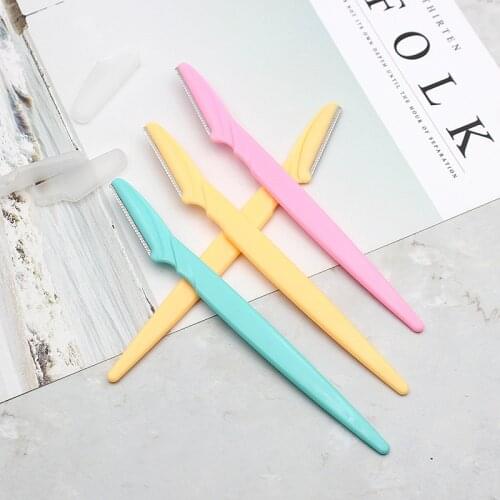 3/4/5/10Pcs Eyebrow Trimmer Blade Shaver Portable Face Eye Brow Shaper Epilation Hair Removal Cutters Safety Woman Makeup Tools