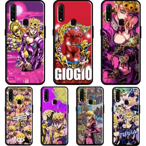 Vento Aureo GIOGIO JoJos Anime For OPPO A5 A9 2020 A31 A53 A52 A72 F7 Reno 2 Z Find X3 Pro A3S A15 A83 A91 A93 Phone Case