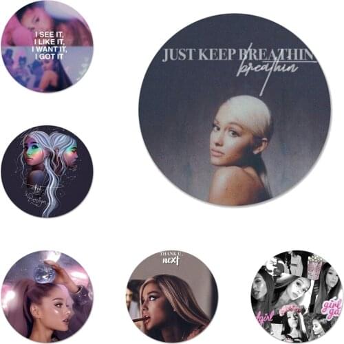 Thank U, Next Ariana Grande Icons Pins Badge Decoration Brooches Metal Badges For Backpack Decoration