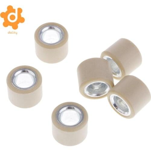 6 Pcs Variator Roller Weights 16x13mm For GY6 50cc 80cc Engine Scooter Moped ATV Go-Kart Quad 8.5g Motorcycle Accessories