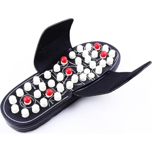 Acupoint Massage Slippers For Men Women Sandals Feet Chinese Acupressure Therapy Medical Rotating Foot Massager Shoes Unisex