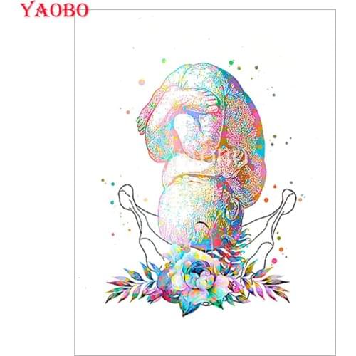 5D Diy Diamond Painting Cross Stitch Pregnancy Womb Baby Diamond Embroidery Anatomy Midwife Baby Gift Doctor Office Decor