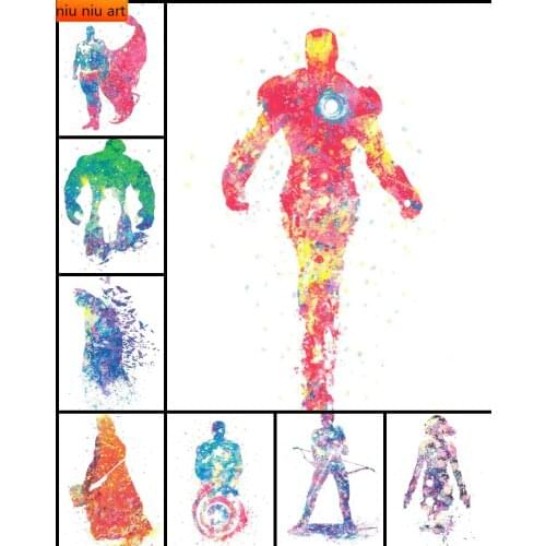 Diamond Painting Diy Abstract Superhero Marvel Full Diamond Embroidery Diamond Mosaic Cross Stitch Kits Home Decoration