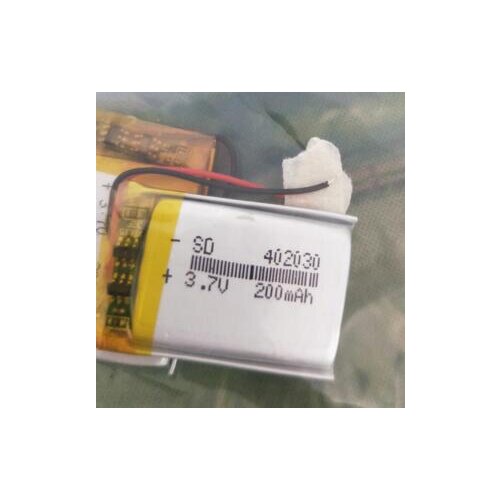 Free shipping 2pcs/lot 3.7v 200mAh 402030 042030 polymer lithium battery li-po rechargeable batteries