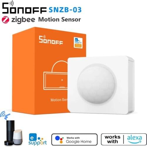 SONOFF SNZB-03 Zigbee Smart ZigBee Motion Sensor Detector Sensor Smart Home Security Work With SONOFF ZBBridge via eWeLink APP