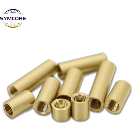 Diameter 13MM copper inner teeth M10 tooth tube table lamp chandelier brass 10-50mm DIY repair and assembly antique table lamp