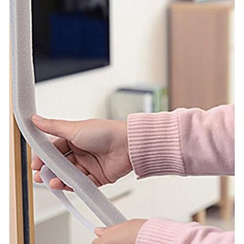 Door and Window Sealing Strip Self-adhesive soundproof and dustproof strip Sponge glass anti-theft door side side sealing strip