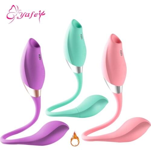 Heating Double Function Vibrator for Women Sex Toys Sucking Vibration Female Masturbator Dildo G-spot Vagina Massage Erotic Toys