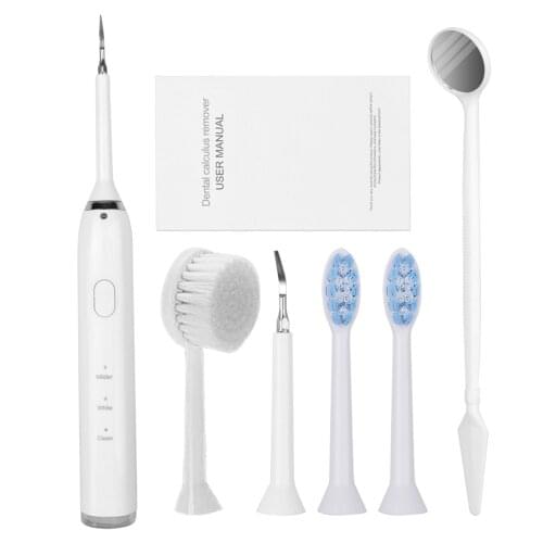 Electric Ultrasonic Dental Scaler USB Tooth Calculus Tool Sonic Remover Stains Tartar Toothbrush Whitening Oral Cleaning Machine