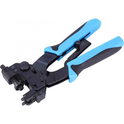 Terminal Compression Crimping Pliers F BNC RCA Joint Connector Coaxial Cable Network Crimper Plier Adjustable Compression Range