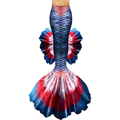 2020 HOT Fashion Big Mermaid Tail Kids Adult Women Men Mermaid Tail with Flipper Beach Costumes Mermaid Swimsuits Bikini Top Set