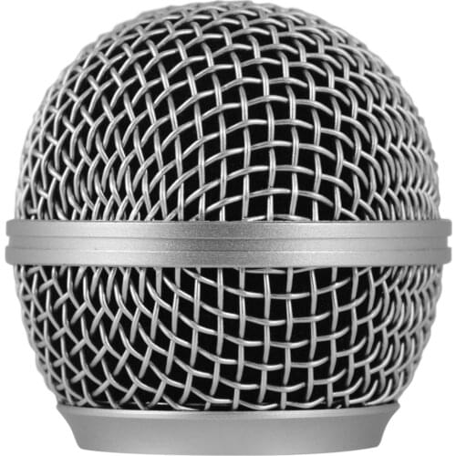 Microphone Grille Mic Replacement Ball Head Compatible with Shure SM58/SM58S/SM58LC/BETA58/BETA58A/SA-M30/SV100/UT2 Microphones