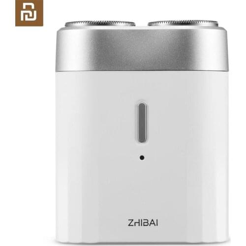 Update Youpin ZhiBai Men Electric Razor Wet/Dry Shaver IPX7 Waterproof Rechargeable Mini Body Japan Steel German Technical Moto