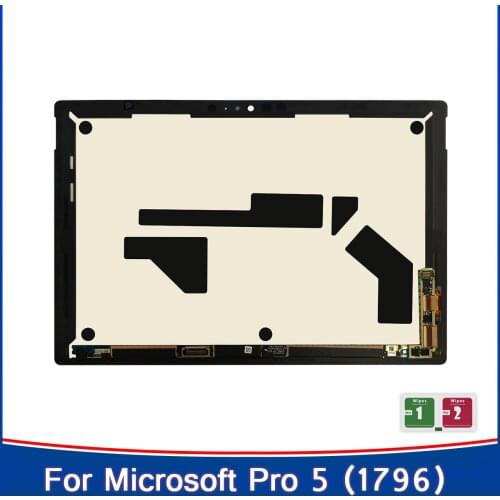 Original LCD For Microsoft Surface Pro 5 Pro5 1796 LCD Display Touch Screen Digitizer Assembly LP123WQ1 100%Test NO Defect Panel