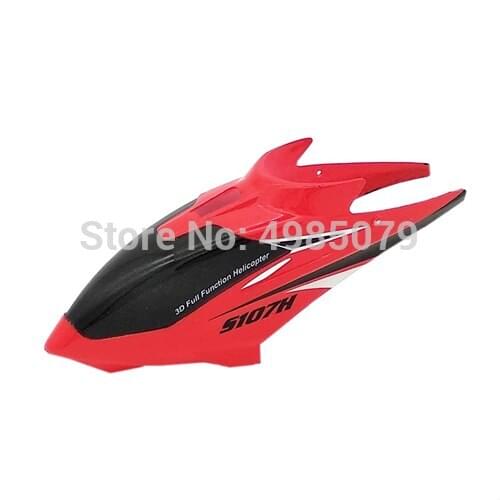 S107H RC Helicopter Spare Part Head Cover Part for SYMA S107H Headcover Canopy Accessory Red Color