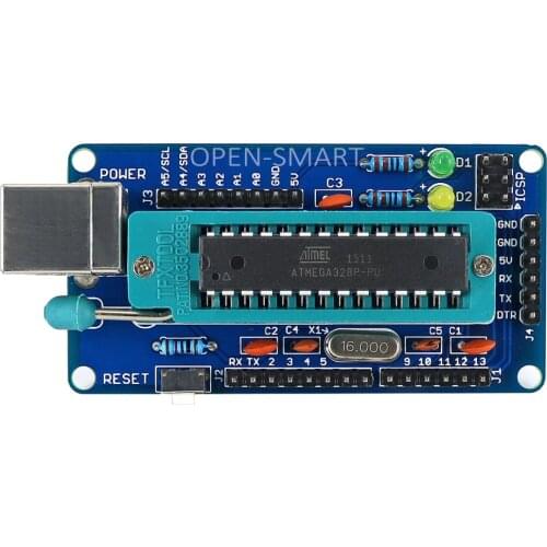 OPEN-SMART R3 DIY Module ATmega328P Programmer Development Board Built in Bootloader Compatible for Arduino
