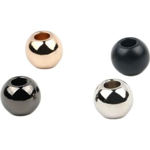 10mm Sphere Pearl Ball Cord Stoppers Rope Ends Buckle Lid Lock Toggle End Clip Clothes Bag Sportswear Shoelace Rope Accessories