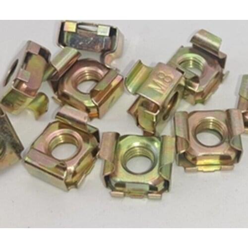 10pcs M5 M6 Color zinc clip nut 304 floating cage Cabinet nuts