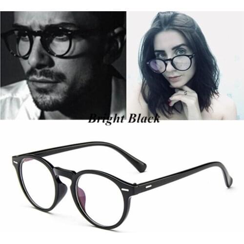 2020 Vintage Retro Round Eyeglasses Frame Women Prescription Glasses Men Optical Eye Glasses Frame Eyewear Glasses Frame