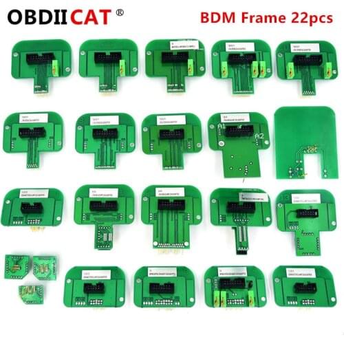 2021 Best Adapter 22pcs BDM Frame Adapters Set K-T-M DImsport BDM Probes For KT-A-G KE-S-S 2.70 Stainless LED Chip Tuning Tool
