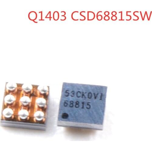 5pcs/lot USB Data Charging Charger Power Control IC Chip For iPhone 6 6+ Plus Q1403 CSD66815W15 68815 9pins