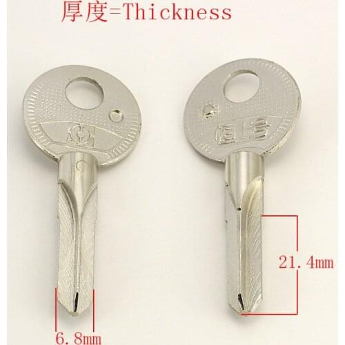 A093 Wholesale Locksmith Keymother Brass House Home Door Blank Empty Key Blanks Keys 25 pieces/lot