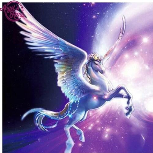 DIY 5D Diamond Mosaic Diamond Painting Cross Stitch Cartoon unicorn Kit Diamonds Embroidery Square Drill Home Decoration