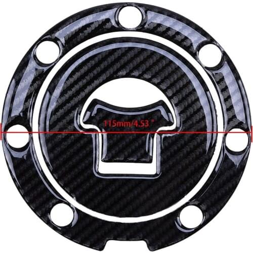 Black Car Carbon Fiber Sticker Protection Universal Tankpad Protector For Yamaha Honda SUZUKI Motorcycle Fuel Tank Cover Sticker