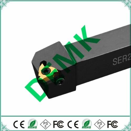 SER2020K16 CNC External Threading Tool Holder,Turning tools of Threaded Machinery Lathe for 16ER Inserts T type thread