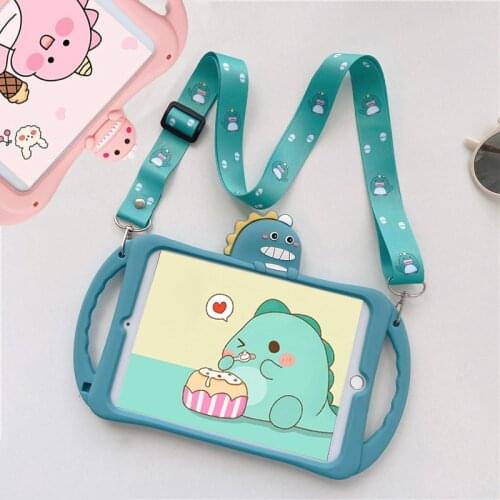 Kids Case for IPad 2 4 3 Soft Silicon Child Lovely Stand Tablet Cover for Ipad 6th 9.7 Inch 2018 Mini 3 4 5 2 Air 2 7th Gen 10.2