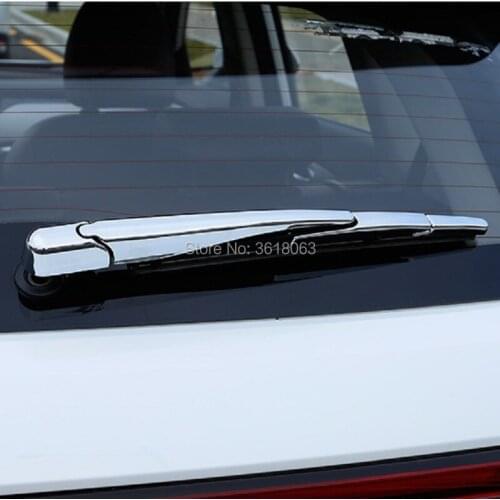 For Changan CS35 Plus 2018 2019 ABS Chrome Rear Wiper Trim Sticker Window Protection Wiper Cover Car-styling Accessories