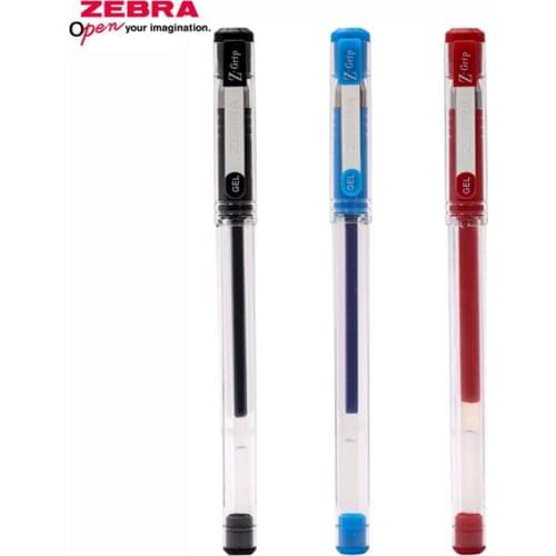 6 Pcs/Lot Zebra JJS1 Sarasa Push Clip Gel Ink Pen 0.38 mm Gel Pens Writing Supplies Office & School Supplies wholesale