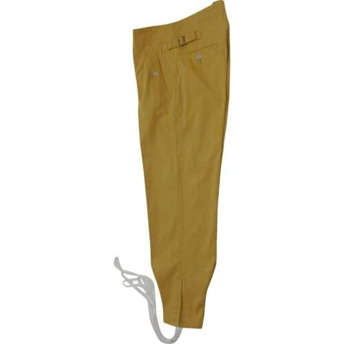GUTD-001 WWII German DAK/Tropical Afrikakorps Elite sand trousers M43 - Italian 'SAHARIANA