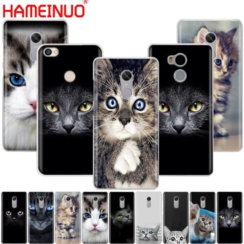 HAMEINUO cat kitty green eyes cute animal pet Cover phone Case for Xiaomi redmi 4 1 1s 2 3 3s pro redmi note 4 4X 4A 5A
