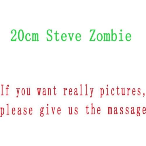 Steve Zombie Plush Toys Doll 20cm Game MC Steve Zombie Plush Toy Soft Stuffed Toys Brinquedos for Children Kids Gifts