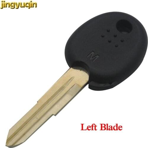 Jingyuqin 1pcs 0 Buttons Key Shell Case Fob For Hyundai Reina For Kia K2 Straight Installed Chip Remote Modification Left Blade