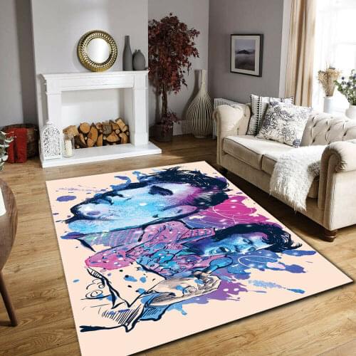 Elvis Presley Patterned Carpet ,Non Slip Floor Carpet,Teens Carpet,Turkish Rug