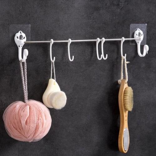 Swan Design No Punching Bathroom Hook Hanger Brush Sponge Wall Mount Organizer Hook Hanger Hooks For Hanging Dropshipping