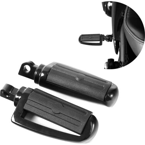 Motorcycle 10mm Front Footrest Footpegs For Harley Street Glides Road King Dyna Sporster XL883 1200